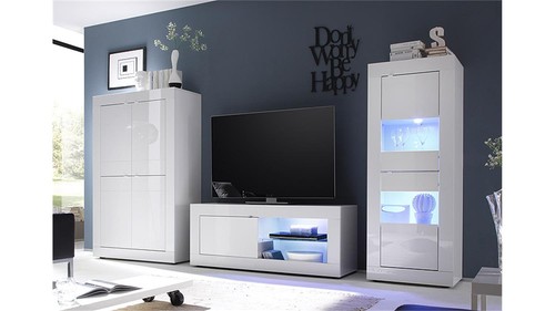 Wohnwand basic anbauwand set - wohnwand,