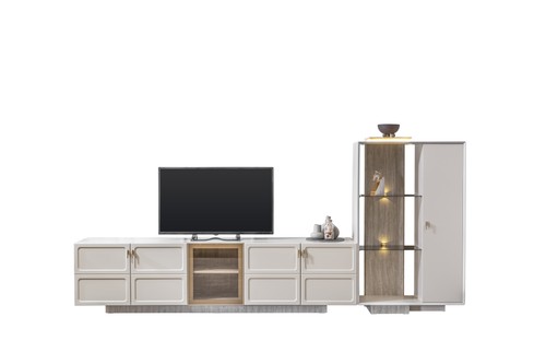Lowboard modern beige - tv,