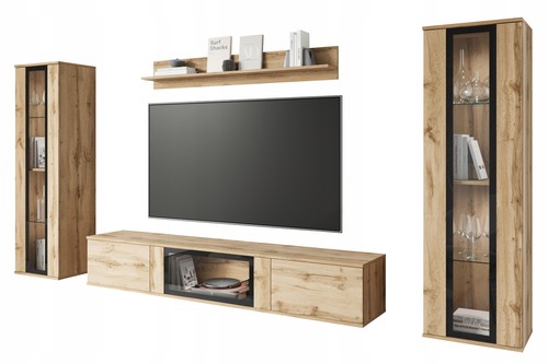 Moderne wohnwand 180 - 180 cm,, 2