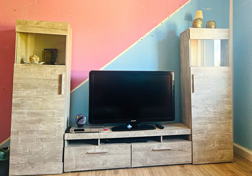 Wohnwand möbel set - tv-möbel,