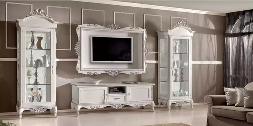 Wohnwand lowboard vitrine - 2x,