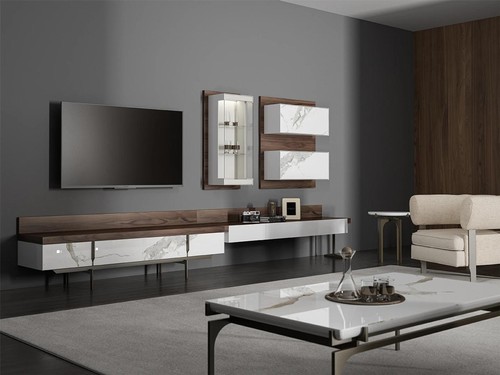 Wohnwand ständer sideboard - wohnwand, tv