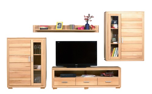 Woodline wohnwand genf set - wohnwand,